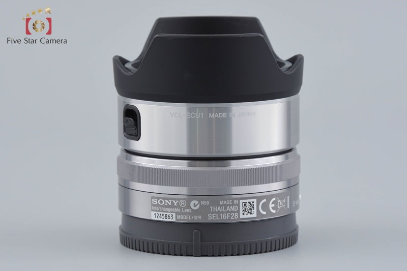 SONY E 16mm f/2.8 SEL16F28 + VCL-ECU1 Ultra Wide Converter 0.75x