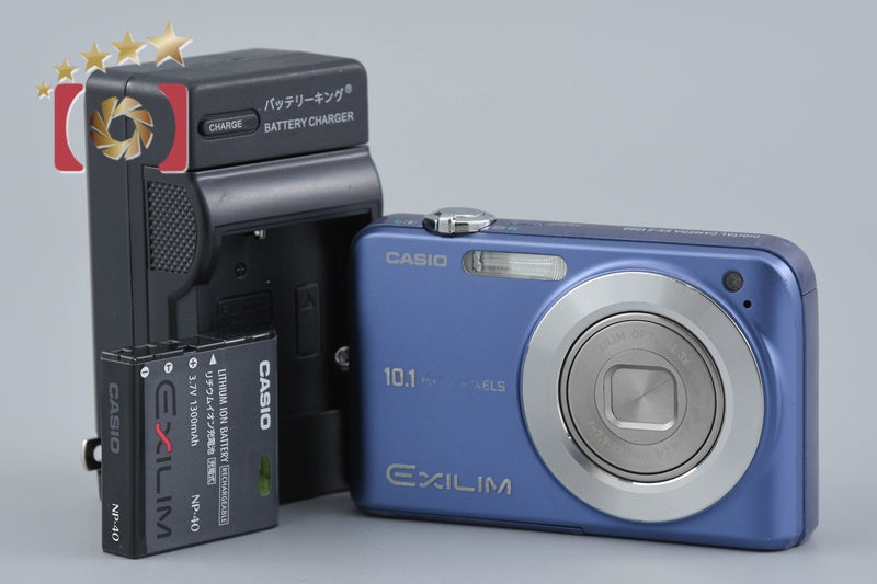 Casio EXILIM ZOOM EX-Z1080 Blue 10.1 MP Digital Camera