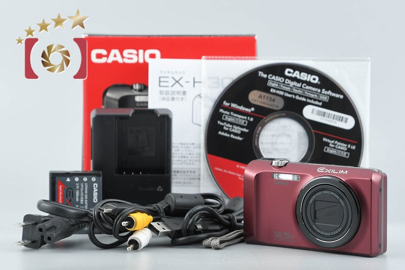 Casio EXILIM EX-H30 Red 16.1 MP Digital Camera w/ Box