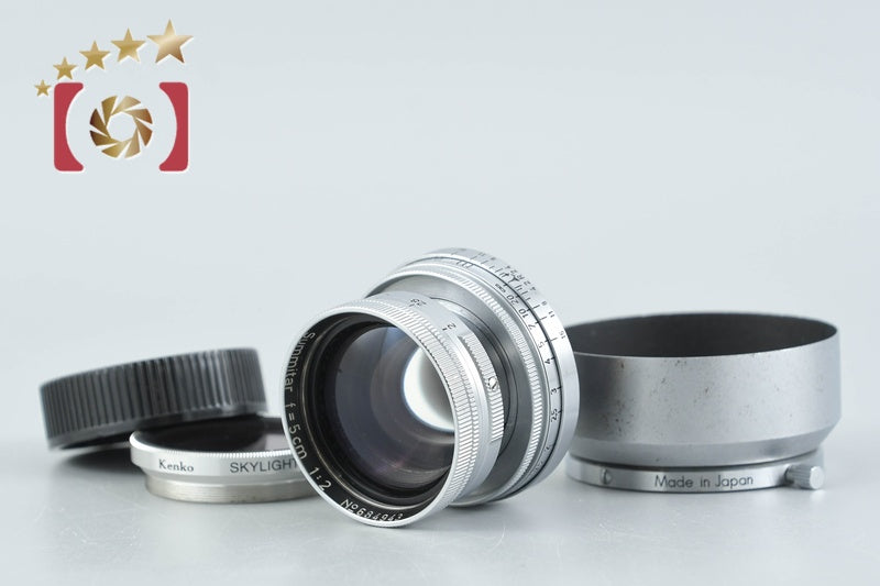 Leica Summitar 50mm f/2 Collapsible L39 LTM Leica Thread Mount Lens