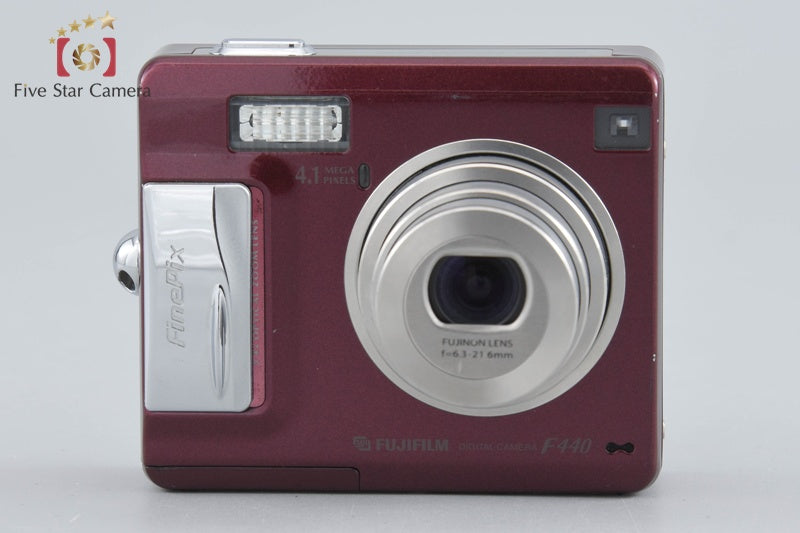 Fujifilm FinePix F440 Wine Red 4.1 MP Digital Camera