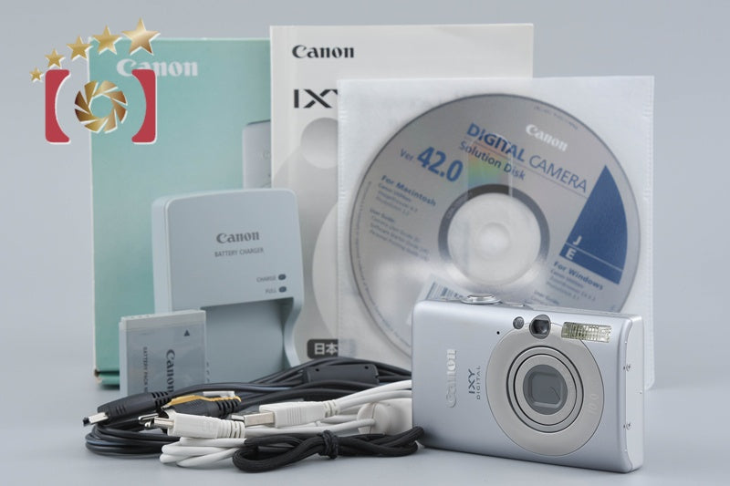 Canon IXY Digital 110 IS Silver 10.0 MP Digital Camera w/ Box