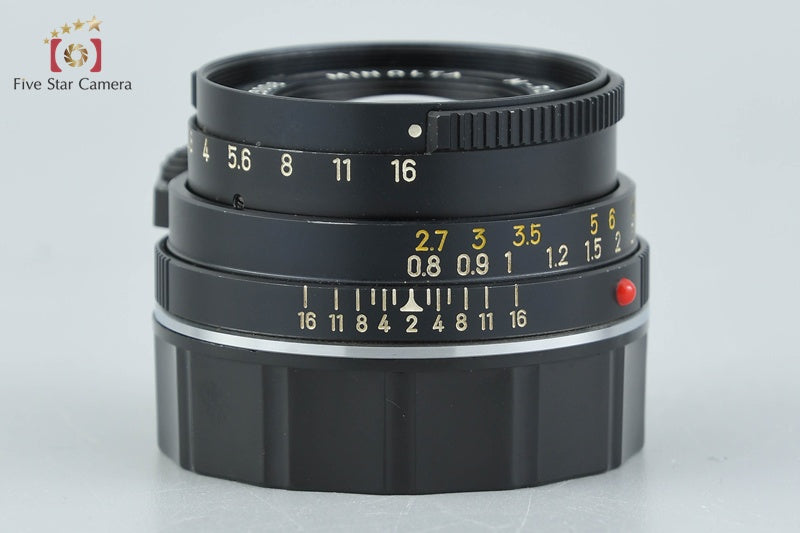 MINOLTA M-ROKKOR 40mm f/2 Leica M Mount Lens