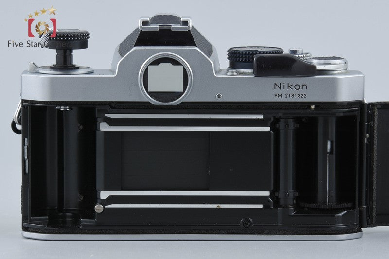 Nikon FM Silver Early Model 35mm SLR Film Camera