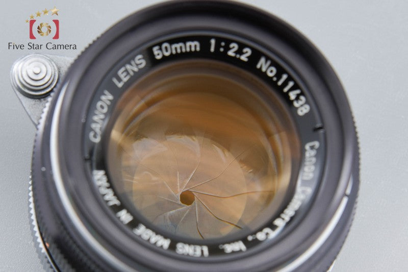Canon 50mm f/2.2 L39 LTM Leica Thread Mount Lens