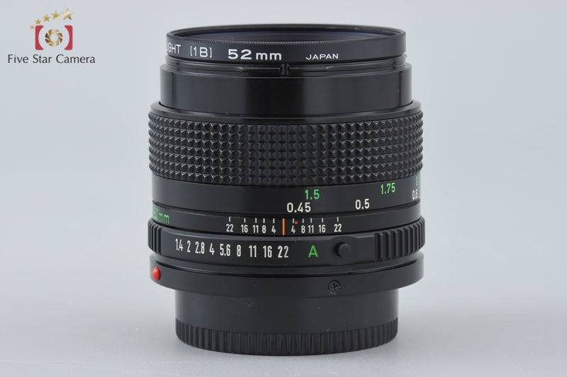 Canon New FD 50mm f/1.4