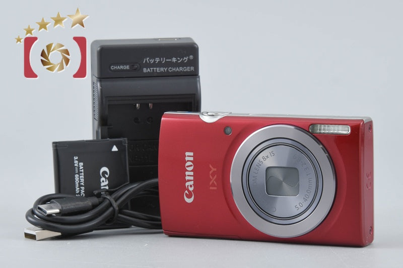 Canon IXY 160 Red 20.0 MP Digital Camera