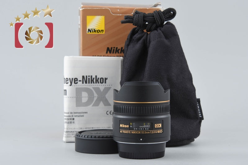 Nikon AF DX FISHEYE NIKKOR 10.5mm f/2.8 G ED w/ Box
