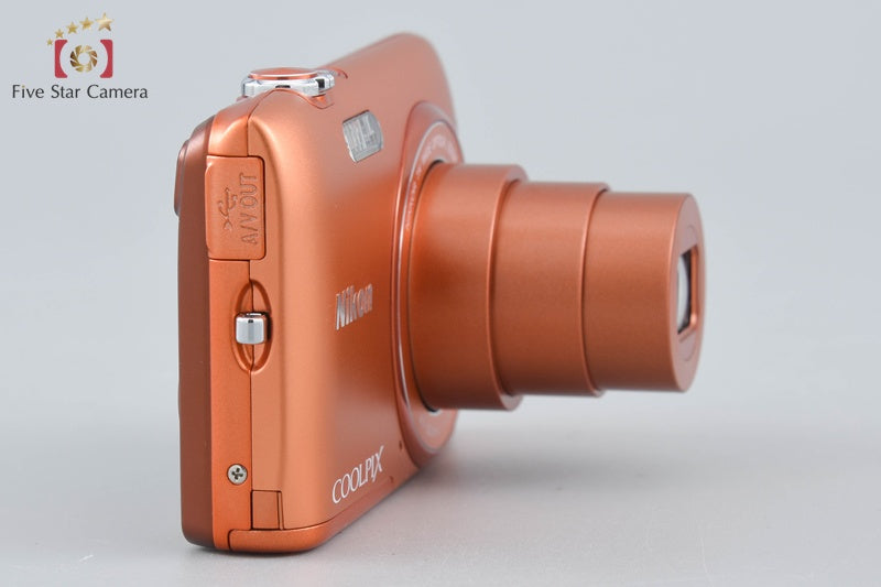 Nikon COOLPIX S3500 Apricot Orange 20.0 MP Digital Camera