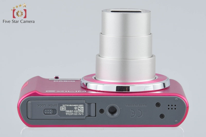 CASIO EXILIM EX-ZS190 Pink 16.1 MP Digital Camera w/ Box