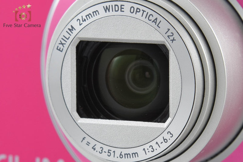 CASIO EXILIM EX-ZS190 Pink 16.1 MP Digital Camera w/ Box