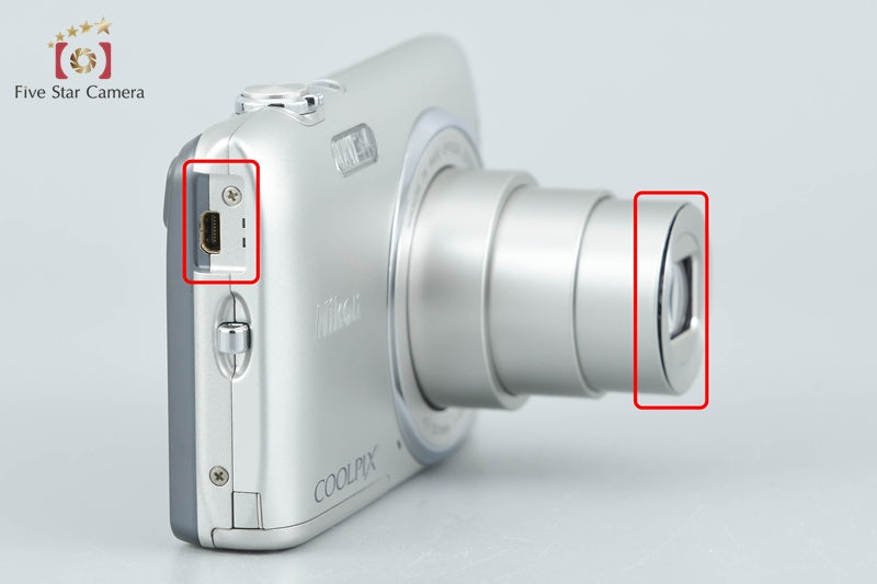 Nikon COOLPIX S3400 Crystal Silver 20.1 MP Digital Camera