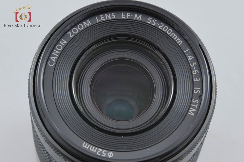 Canon EF-M 55-200mm f/4.5-6.3 IS STM Black
