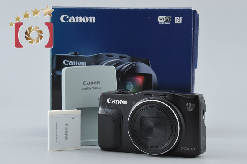 Canon PowerShot SX710 HS Black 20.3 MP Digital Camera w/ Box
