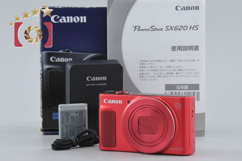 Canon PowerShot SX620 HS Red 20.2 MP Digital Camera w/ Box