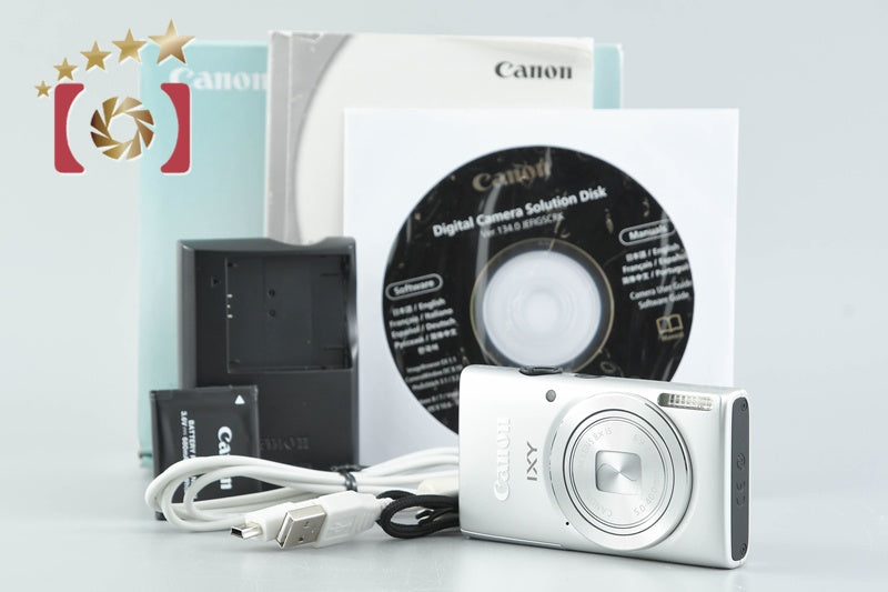 Canon IXY 100F Silver 16.0 MP Digital Camera w/ Box