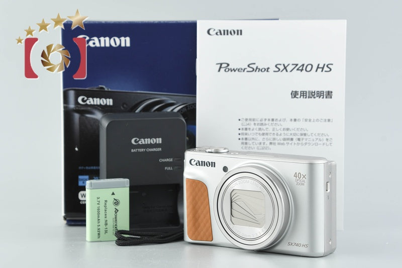 Canon PowerShot SX740 HS Silver 20.3 MP Digital Camera w/ Box