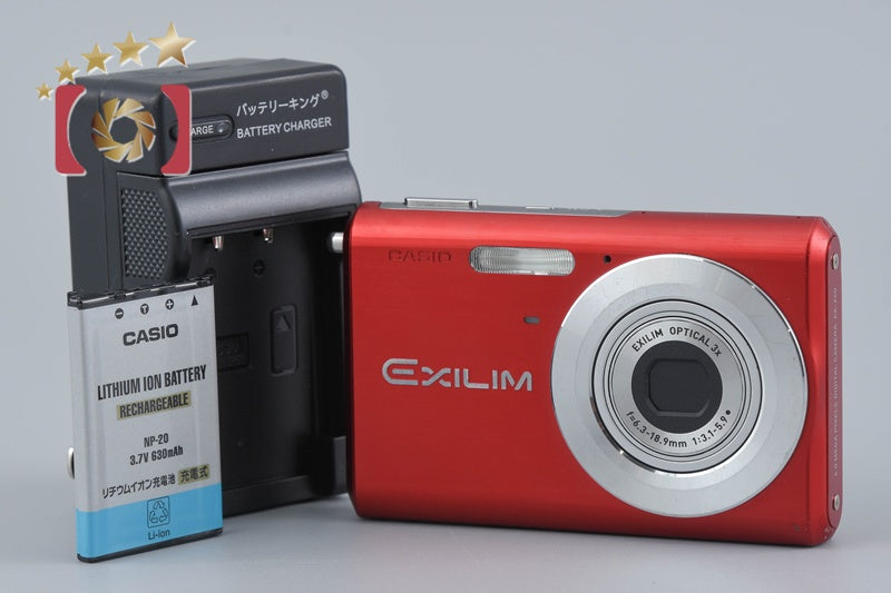 Casio EXILIM ZOOM EX-Z60 Red 6.0 MP Digital Camera