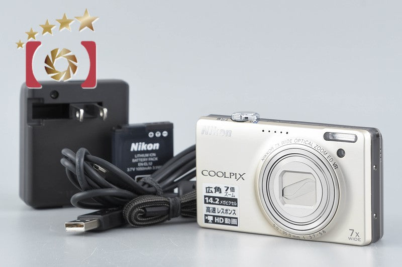 Nikon COOLPIX S6000 Champagne Silver 16.0 MP Digital Camera