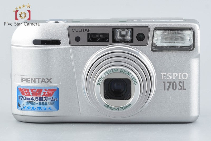 Pentax ESPIO 170SL Silver 35mm Point & Shoot Film Camera