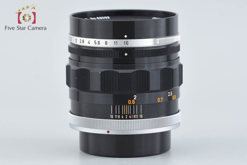 Canon FL 58mm f/1.2 FD Mount Lens