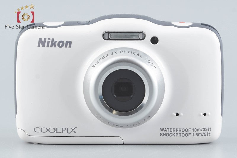 Nikon COOLPIX S32 White 13.2 MP Digital Camera