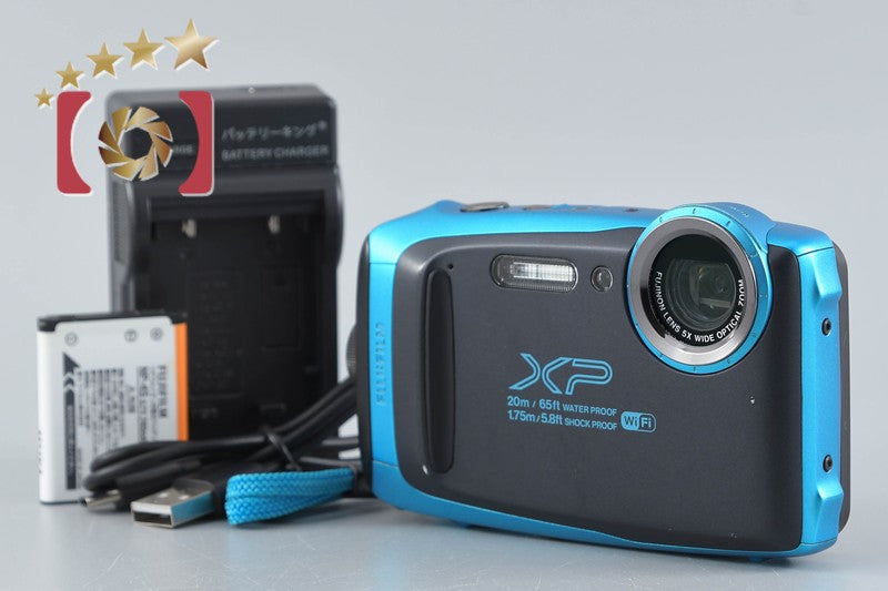 Fujifilm Finepix XP130 Sky Blue 16.4 MP Waterproof Action Camera