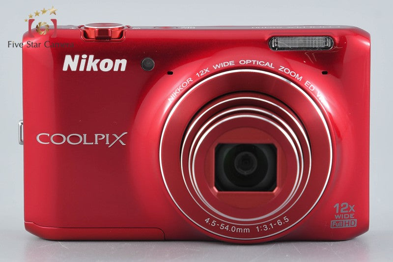 Nikon COOLPIX S6400 Glossy Red 16.0 MP Digital Camera