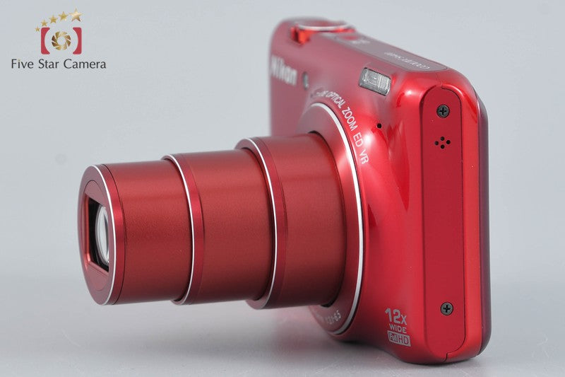 Nikon COOLPIX S6400 Glossy Red 16.0 MP Digital Camera