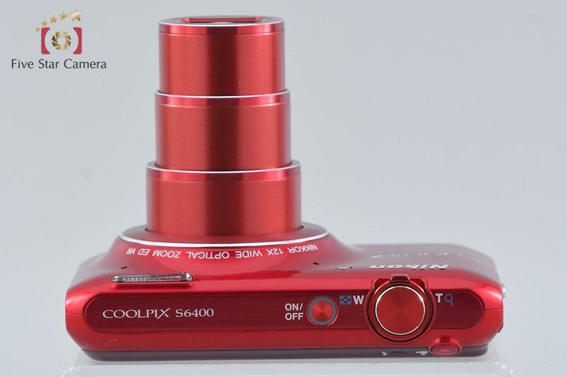 Nikon COOLPIX S6400 Glossy Red 16.0 MP Digital Camera