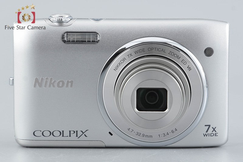 Nikon COOLPIX S3500 Crystal Silver 20.0 MP Digital Camera