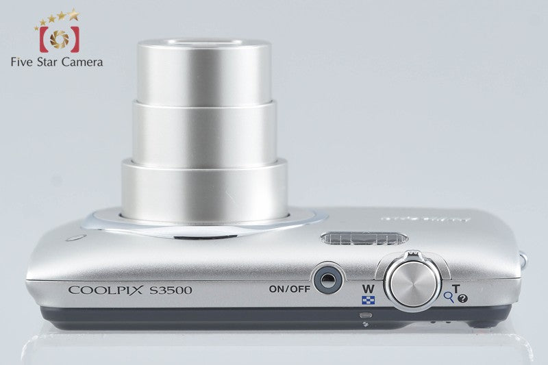 Nikon COOLPIX S3500 Crystal Silver 20.0 MP Digital Camera
