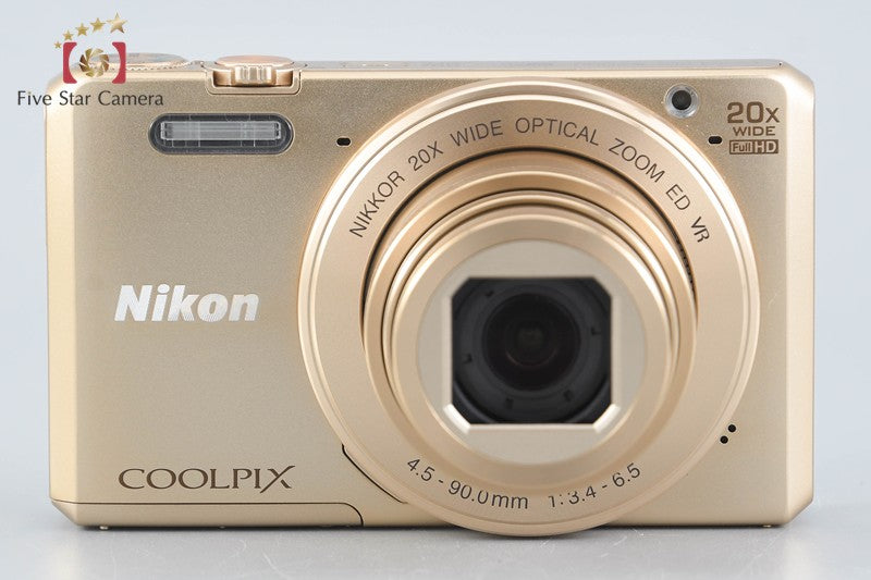 Nikon COOLPIX S7000 Gold 16.0 MP Digital Camera w/ Box