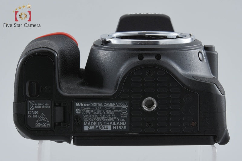Nikon D5600 24.2 MP SLR Digital Camera Body