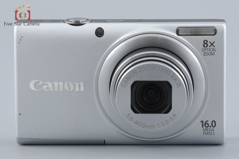 Canon PowerShot A4000 IS Silver 16.0 MP Digital Camera