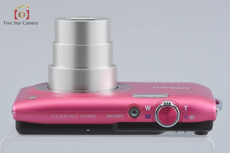Nikon COOLPIX S3300 Strawberry Pink 16.0 MP Digital Camera