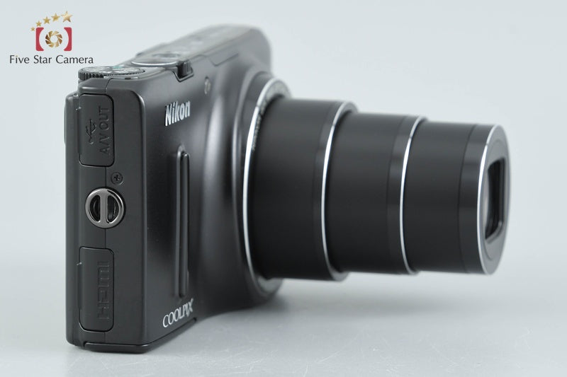 Nikon COOLPIX S9500 Matt Black 18.1 MP Digital Camera w/ Box