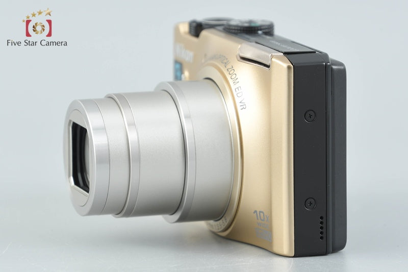 Nikon COOLPIX S8100 Precious Gold 12.1 MP Digital Camera