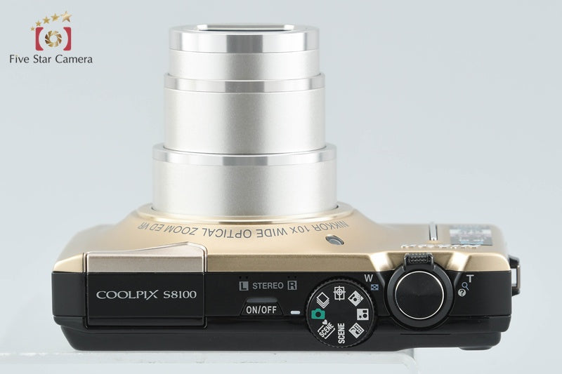 Nikon COOLPIX S8100 Precious Gold 12.1 MP Digital Camera