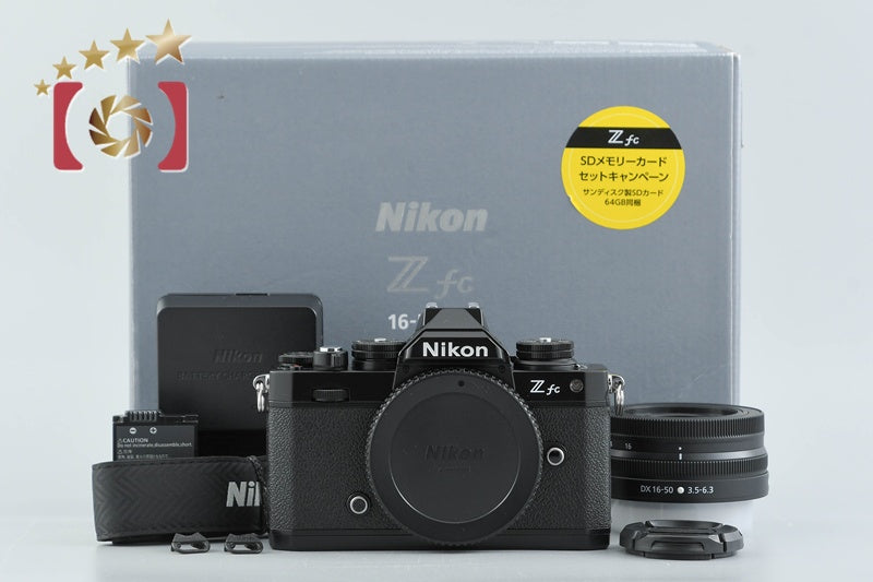 "Shutter count 422" Nikon Z fc Black 20.9 MP 16-50 VR Lens w/ Box