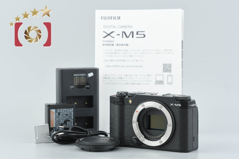 Fujifilm X-M5 Black 26.1 MP Digital Mirrorless Camera Body