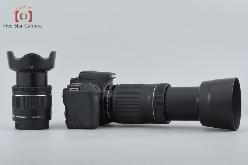 "Count 4,653" Canon EOS Kiss X9 / Rebel SL2 / 200D 24.2 MP 18-55 55-250 Lenses