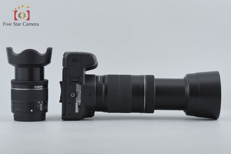 "Count 4,653" Canon EOS Kiss X9 / Rebel SL2 / 200D 24.2 MP 18-55 55-250 Lenses