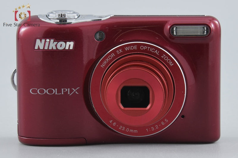 Nikon COOLPIX L30 Red 20.0 MP Digital Camera