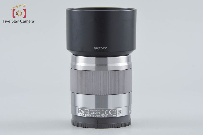 SONY E 50mm f/1.8 OSS SEL50F18 Silver