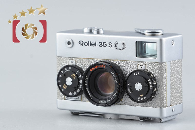 Rollei 35S Silver 10th Anniversary Model 35mm Point & Shoot Film Camera