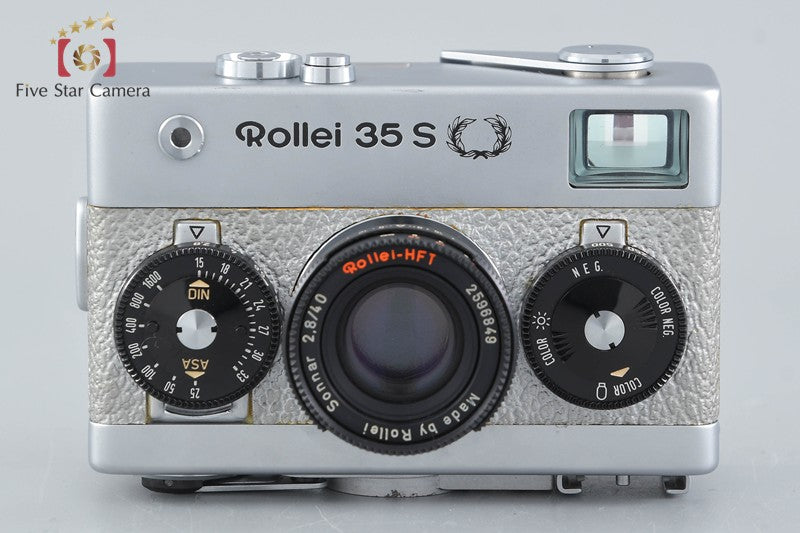 Rollei 35S Silver 10th Anniversary Model 35mm Point & Shoot Film Camera