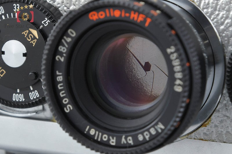 Rollei 35S Silver 10th Anniversary Model 35mm Point & Shoot Film Camera