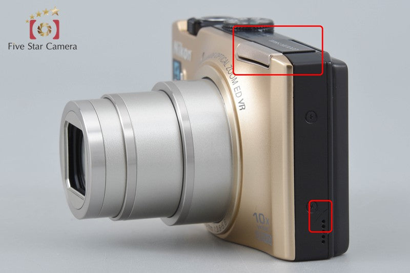 Nikon COOLPIX S8100 Precious Gold 12.1 MP Digital Camera