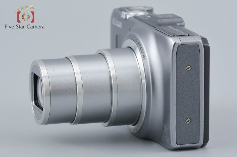 Nikon COOLPIX S9300 Crystal Silver 16.0 MP Digital Camera w/ Box